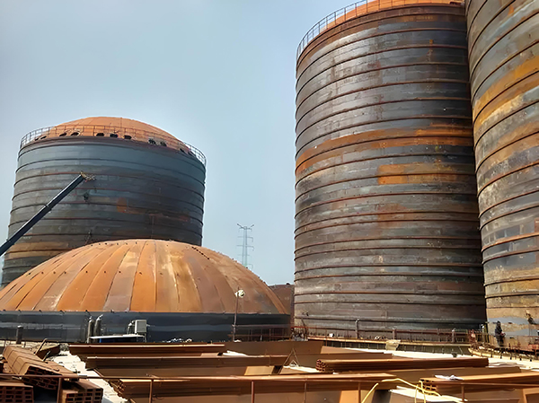 芒市焦粉钢板仓